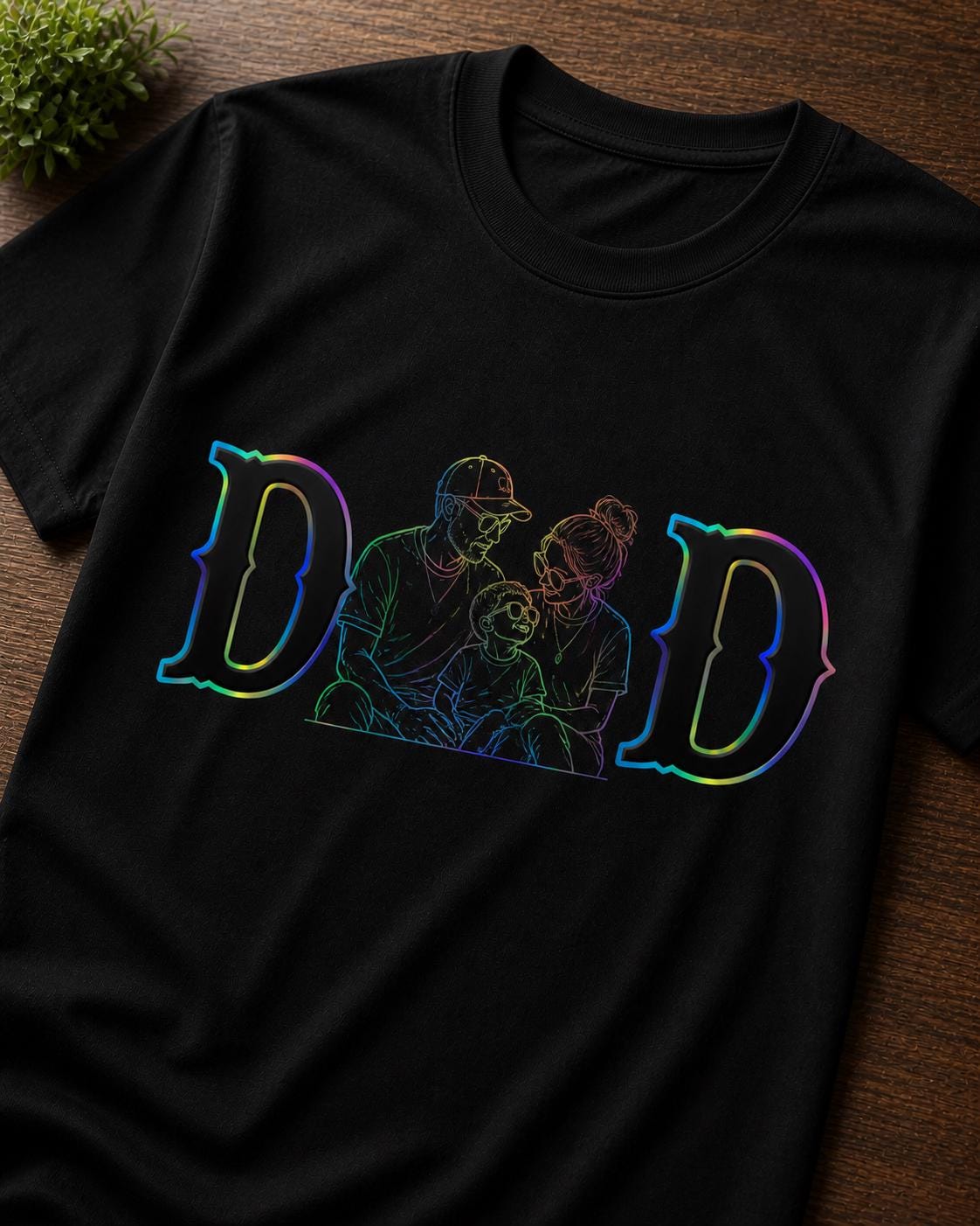 Personalized Dad Shirt – Custom Photo Father's Day Gift Tee