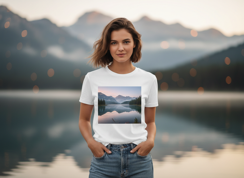 Custom Photo Tee – Front View